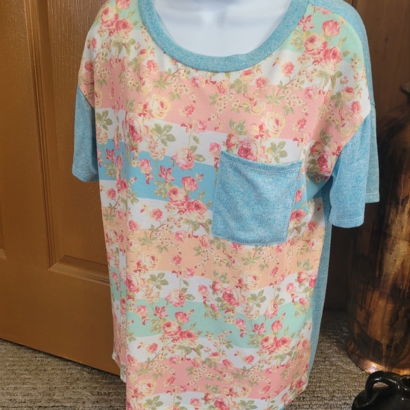 💜 New Cute Color Block Top - Picture 5 of 5